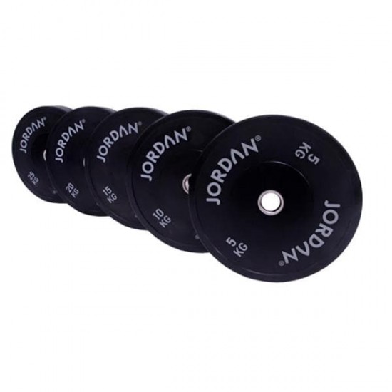 Olympic Training Black Rubber Discs (5kg - 25kg)